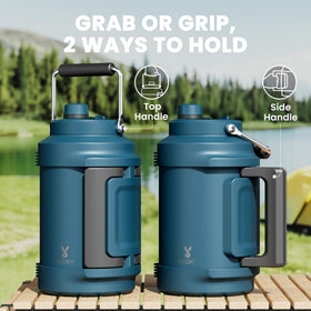 Meoky 2-in-1 lid offers sip or swig when you're on the move.