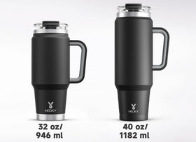 Meoky BPA-free tumbler helps keep beverages pure and tasty.