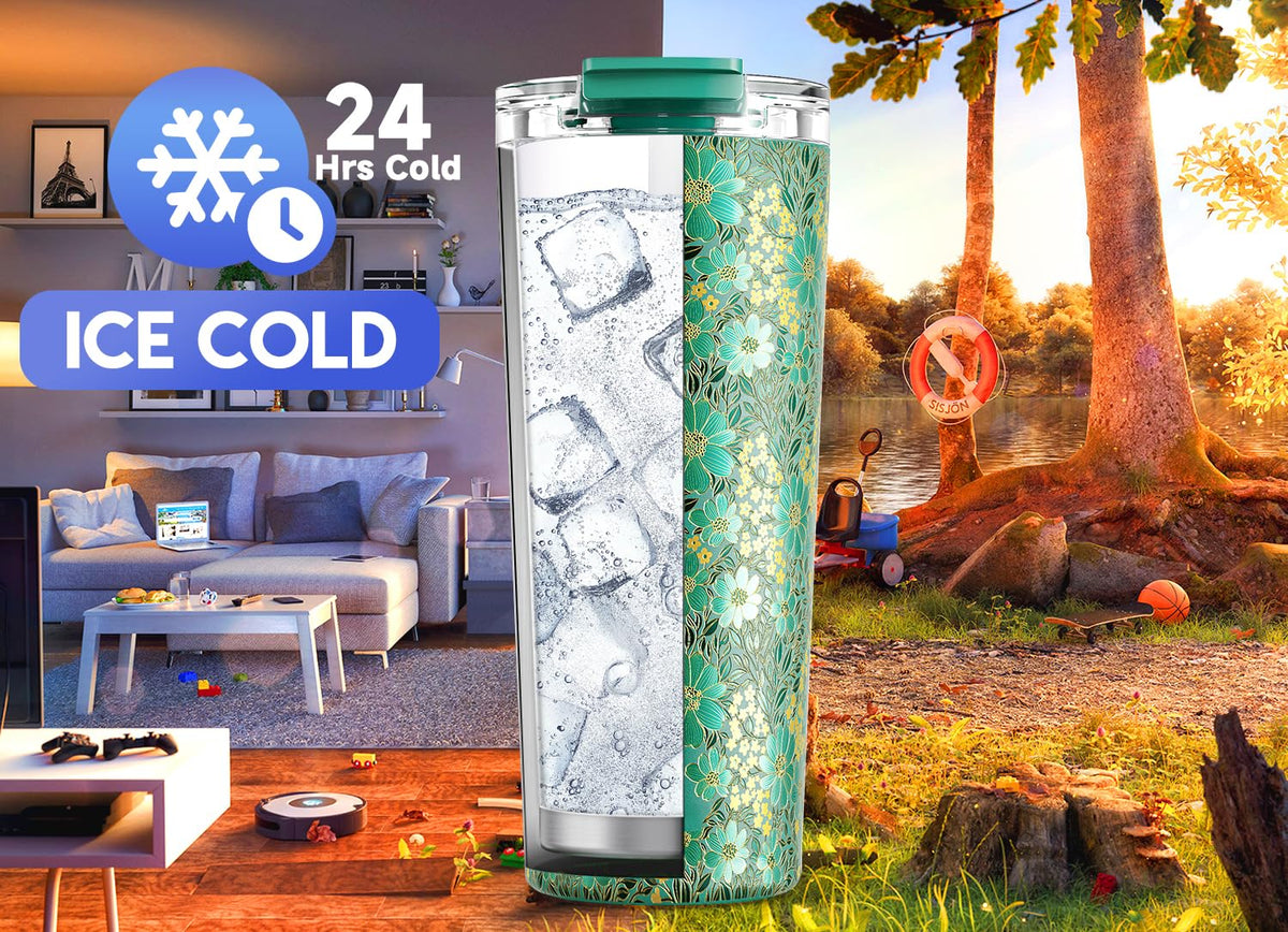 Meoky 2-in-1 straw and sip lid enables convenient drinking options.