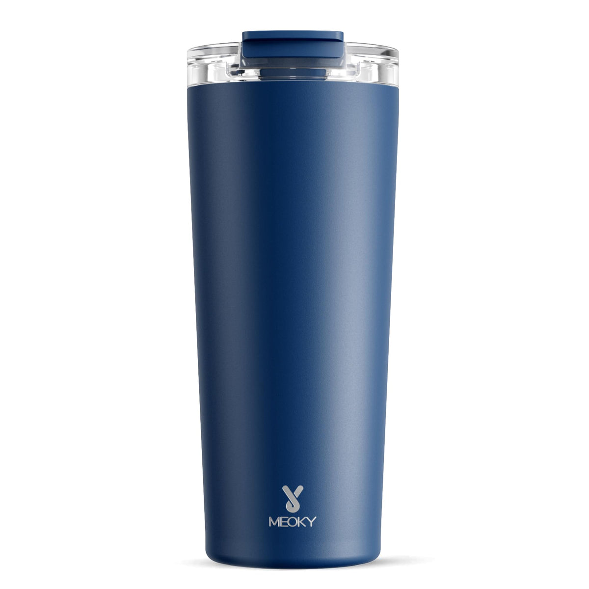 Meoky 24 oz travel mug with leak-proof lid kept hot beverages on the go