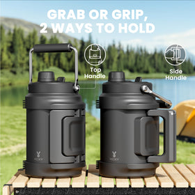 Meoky 2-in-1 lid offering sip and spout for versatile hydration