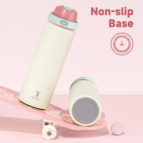 Meoky BPA-free bottle ensures safe everyday hydration.