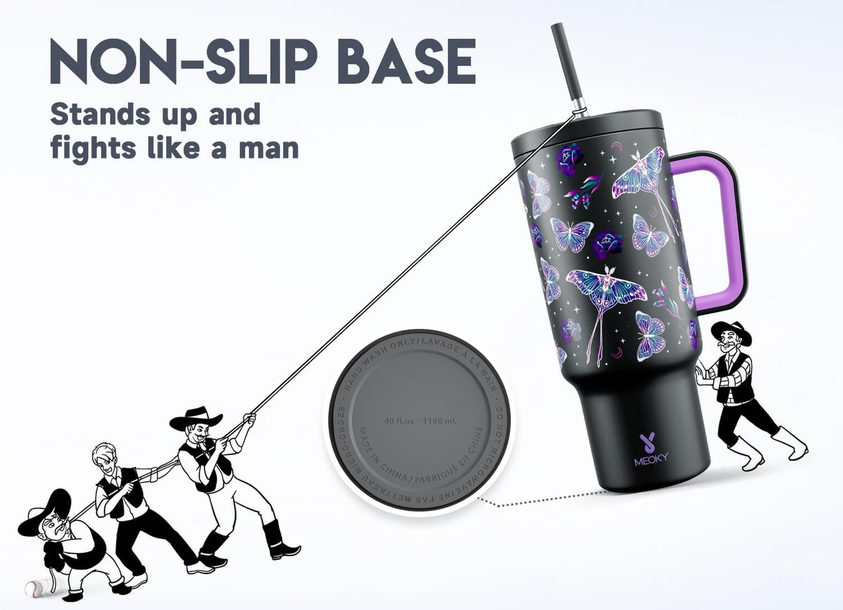 Meoky 40oz tumbler reduces trips to refill