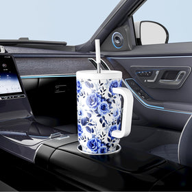 Meoky 40 oz fits car cup holders for travel-friendly hydration.