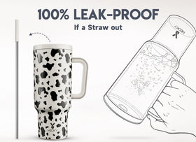 Insulated stainless steel Meoky tumbler preserves temperature for long days.