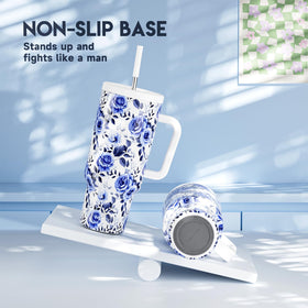 Meoky leak-proof lid with straw ensures secure transport and spill safety.