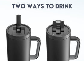 Meoky 40 oz non-slip base detail helps prevent spills during busy days.