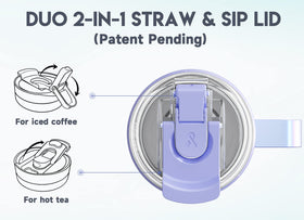 Meoky sip lid ready for hot beverages.
