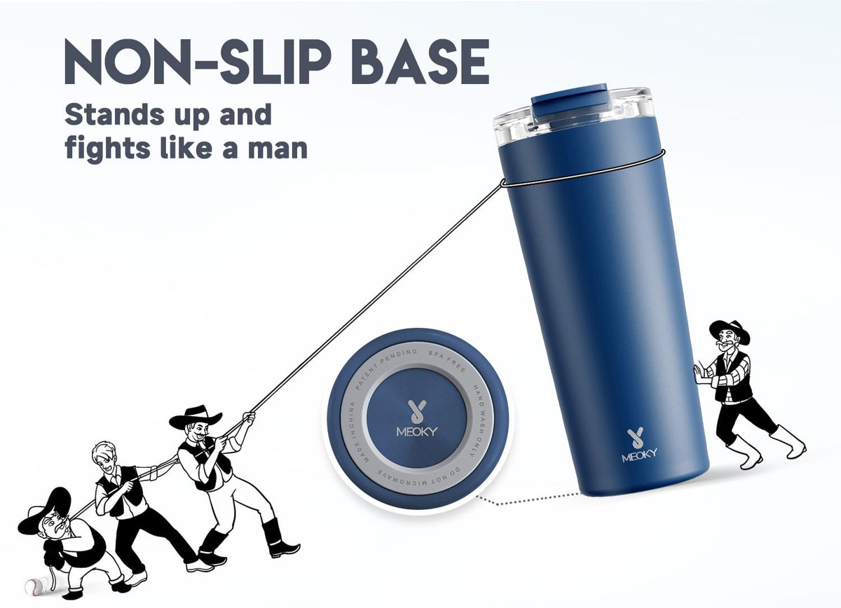 Meoky cup-holder-friendly mug for daily commutes