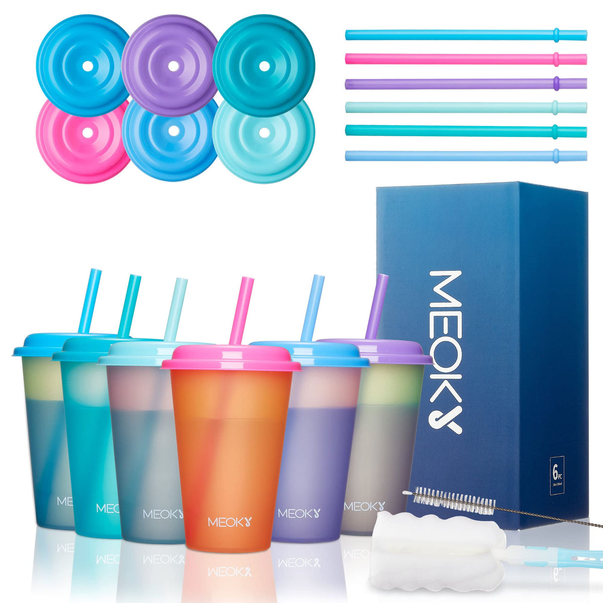 Meoky cups make photogenic props for tropical getaways and poolside moments.