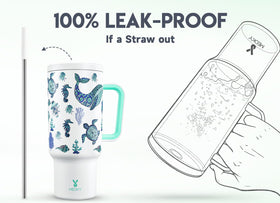 Meoky leak-proof lid keeps liquids secure during travel