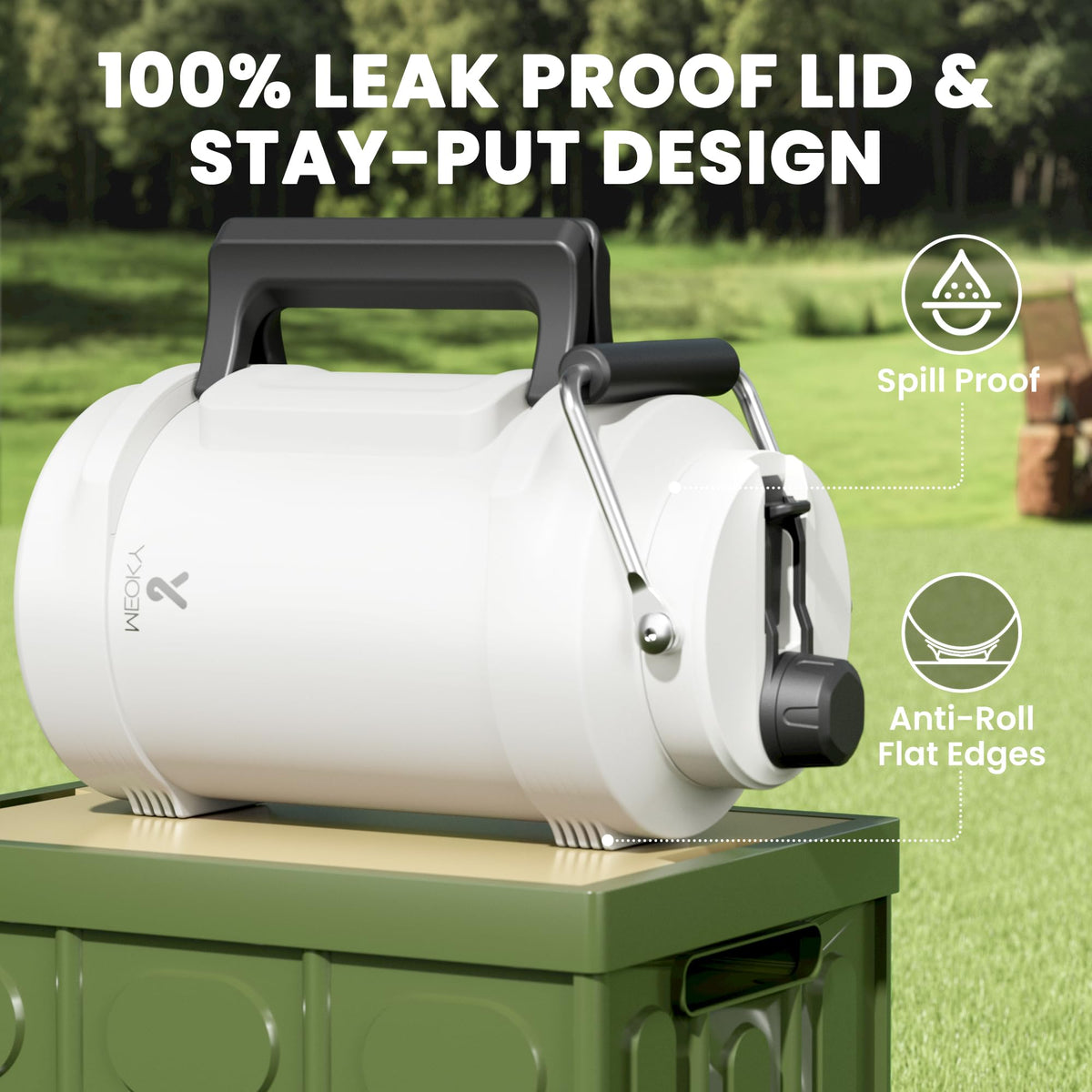 Meoky leak-proof seal keeps hydration secure during travel