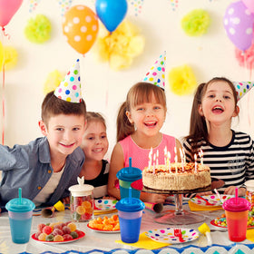 Meoky cups at birthdays and weddings, adding personalization to celebrations.