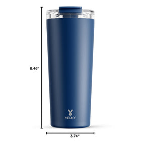 Meoky travel mug fits car cup holders for easy driving