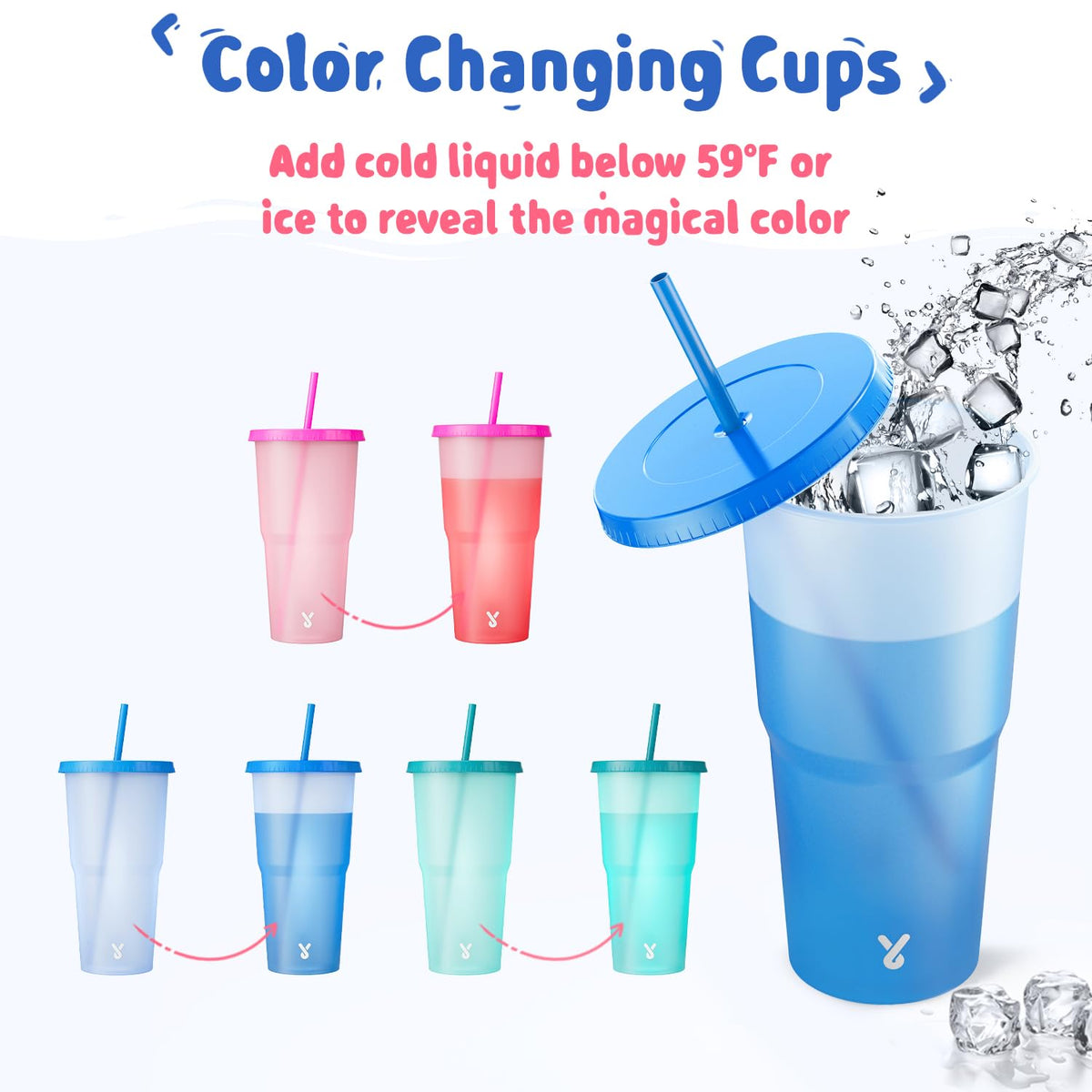 Meoky tumbler cups with lids and straws prevent spills during travel.