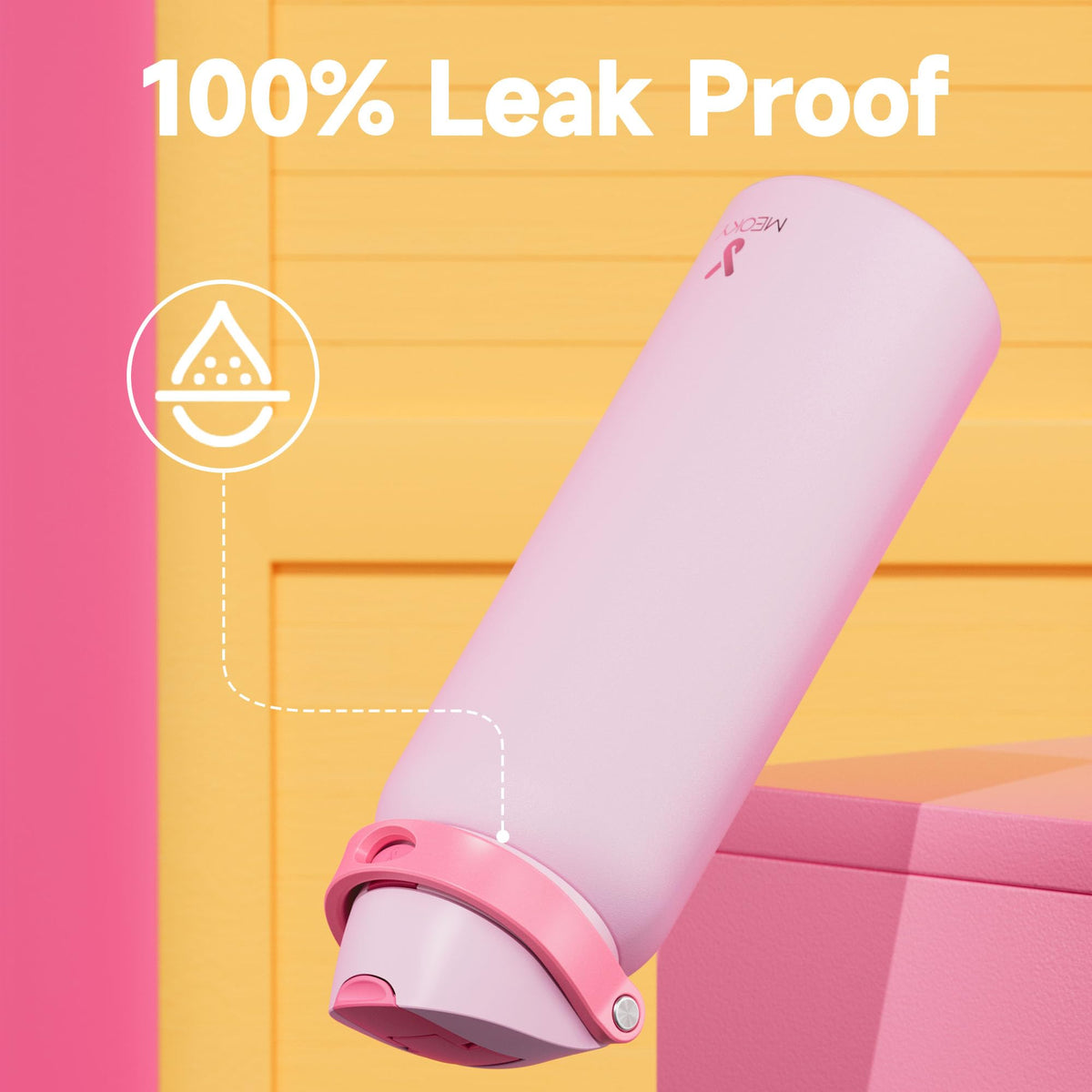 Meoky wide mouth makes cleaning and ice addition quick and easy.