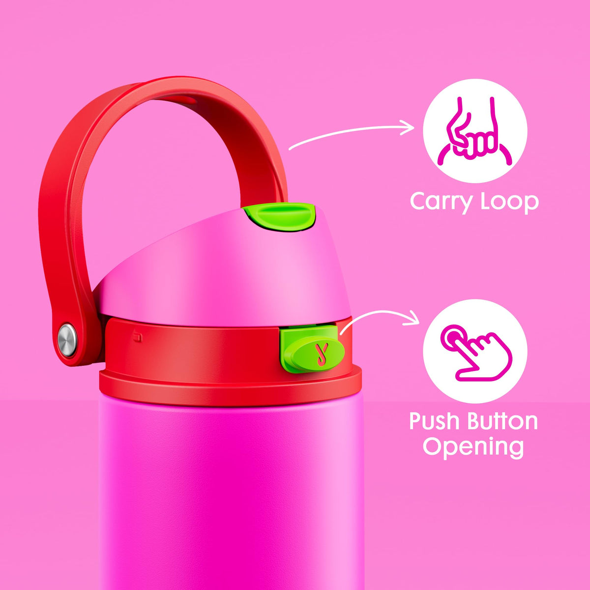 Meoky wide opening simplifies cleaning and ice addition for busy days.