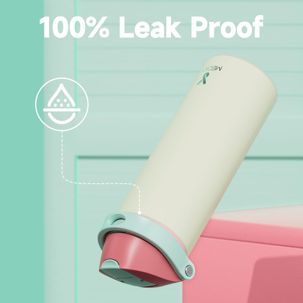 Meoky wide mouth makes cleaning and ice addition easy.