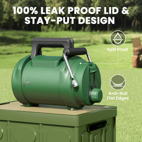 Meoky wide opening for easy cleaning and ice addition.
