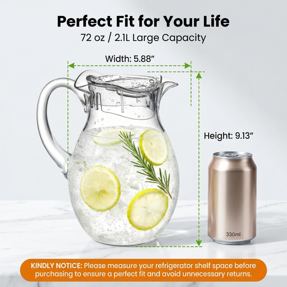 Meolibour crystal-clear design adds modern flair to your table.