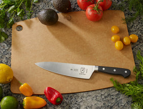 Mercer Renaissance Delrin handle offers ergonomic grip for steady slicing