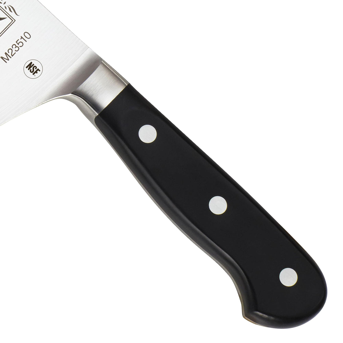 Mercer Renaissance knife edge tapered-ground for stable, efficient sharpening