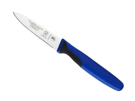 Mercer Culinary Millennia blue 3-inch paring knife for precise garnishing