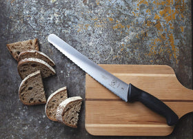 Mercer Culinary Millennia knife design favors hand washing after use.