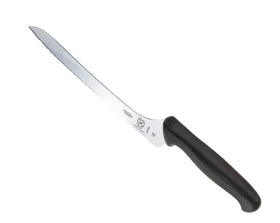 Mercer Culinary Millennia nine-inch offset blade for precise bread slicing