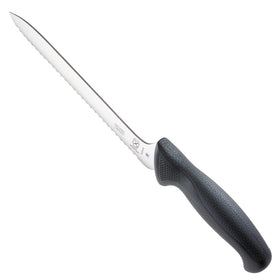 Close-up of Millennia one-piece blade highlighting durable steel