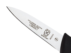 Mercer Millennia paring knife featuring ergonomic textured handle for a secure grip