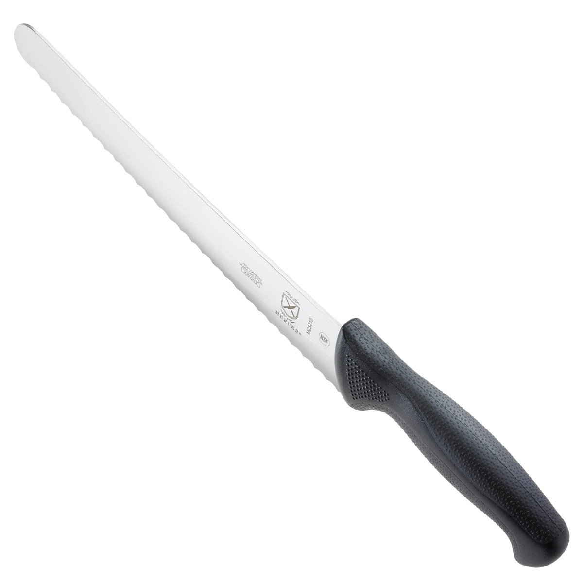 Mercer Culinary Millennia knife tang balance supports precise handling.