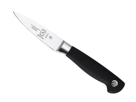 Mercer Genesis paring knife handle close-up with non-slip Santoprene grip for wet hands