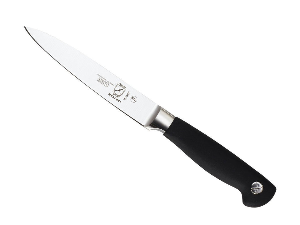 Mercer Genesis 5-In Utility Knife blade for precise slicing and longevity.