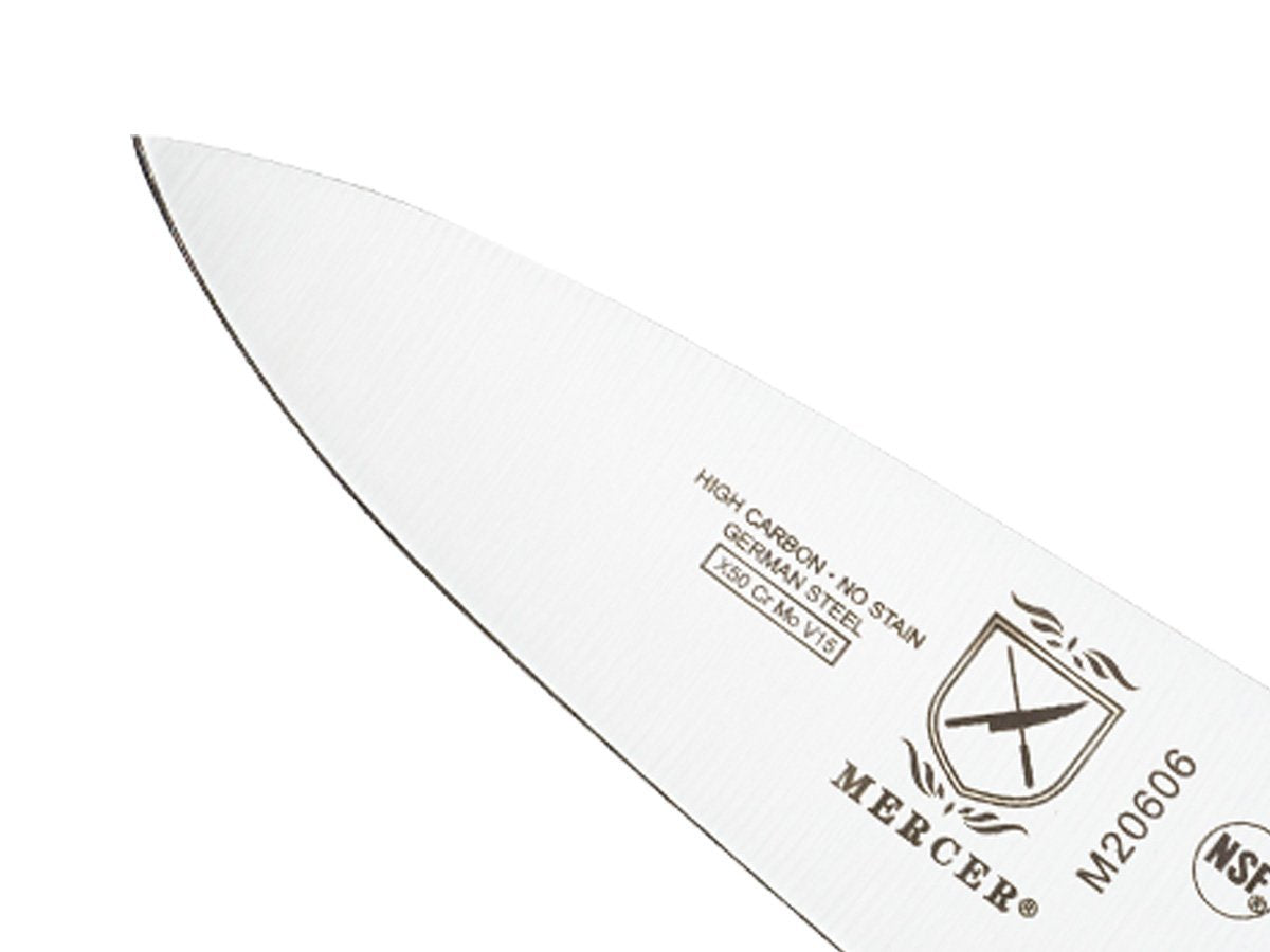Mercer Genesis handle grip with non-slip Santoprene offers secure, comfortable use.