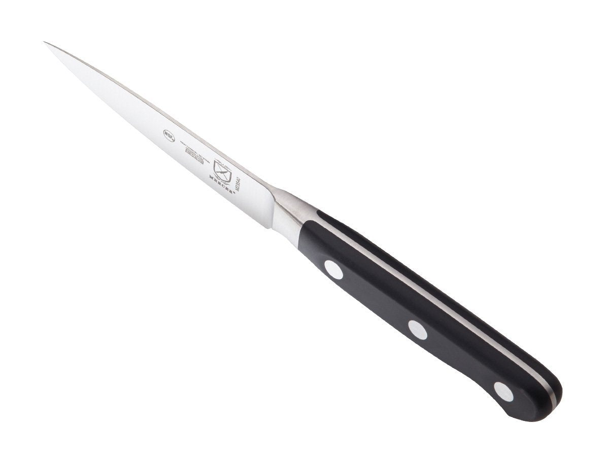 Mercer Renaissance paring knife being hand washed for longevity