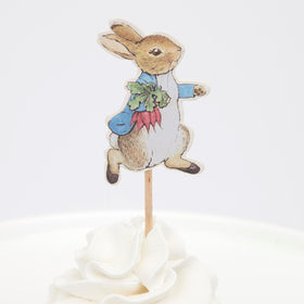 Meri Meri Peter Rabbit picks design 3 brightens fruit skewers with charm.