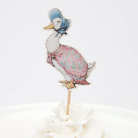 Meri Meri Peter Rabbit picks design 4 offers cute toppers for desserts.