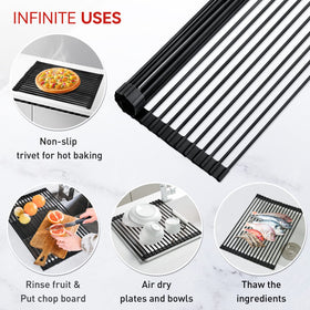 MERRYBOX space saving design creates ample counter space when in use.