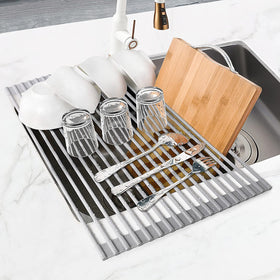 MERRYBOX versatile rack doubles as a trivet and heat mat.