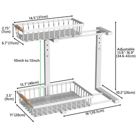 Merrylun bottom sliding drawer accommodates tall bottles up to 8.4 inches.