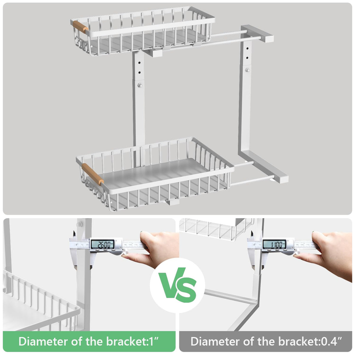 Merrylun heavy duty steel construction supports loads with a rust proof finish for humidity.