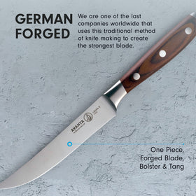 Messermeister Avanta knives in wood block ready for everyday dinners.
