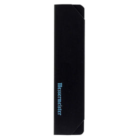 Messermeister Edge-Guard in black protects an 8-inch chef knife blade during storage