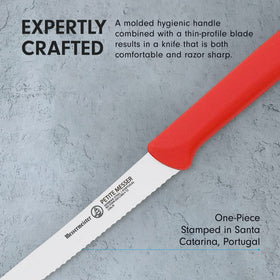 Messermeister tomato knife handcrafted in Santa Catarina, Portugal.