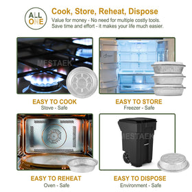 MESTAEK bulk pack of pans suited for catering and events.