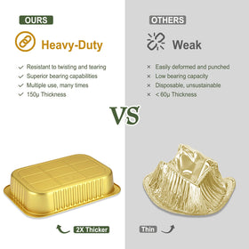 MESTAEK food-grade aluminum pan for baking and storage.