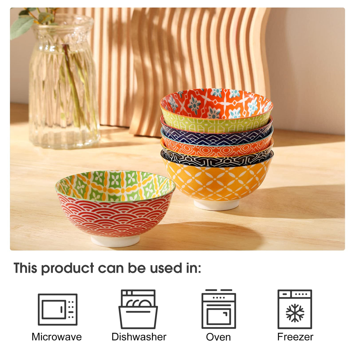 Metahom bowls are dishwasher and microwave safe for easy cleanup.