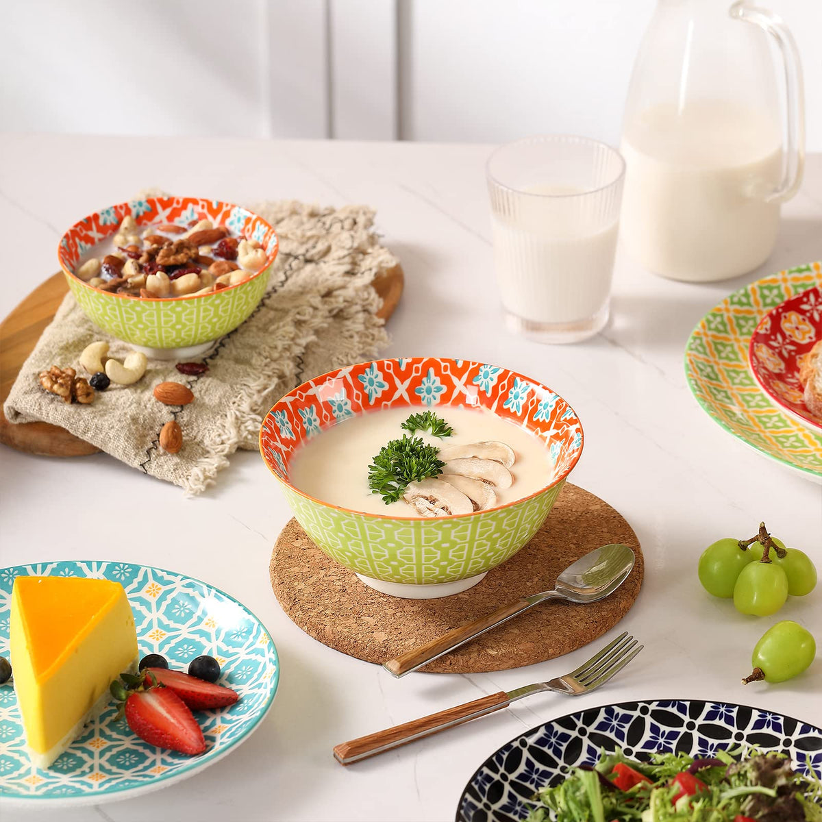 Dishwasher, microwave, and freezer safe Metahom bowls for daily use