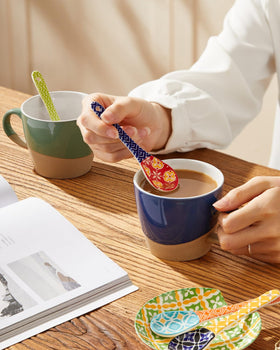 Metahom espresso spoons in bright colors for precise stirring